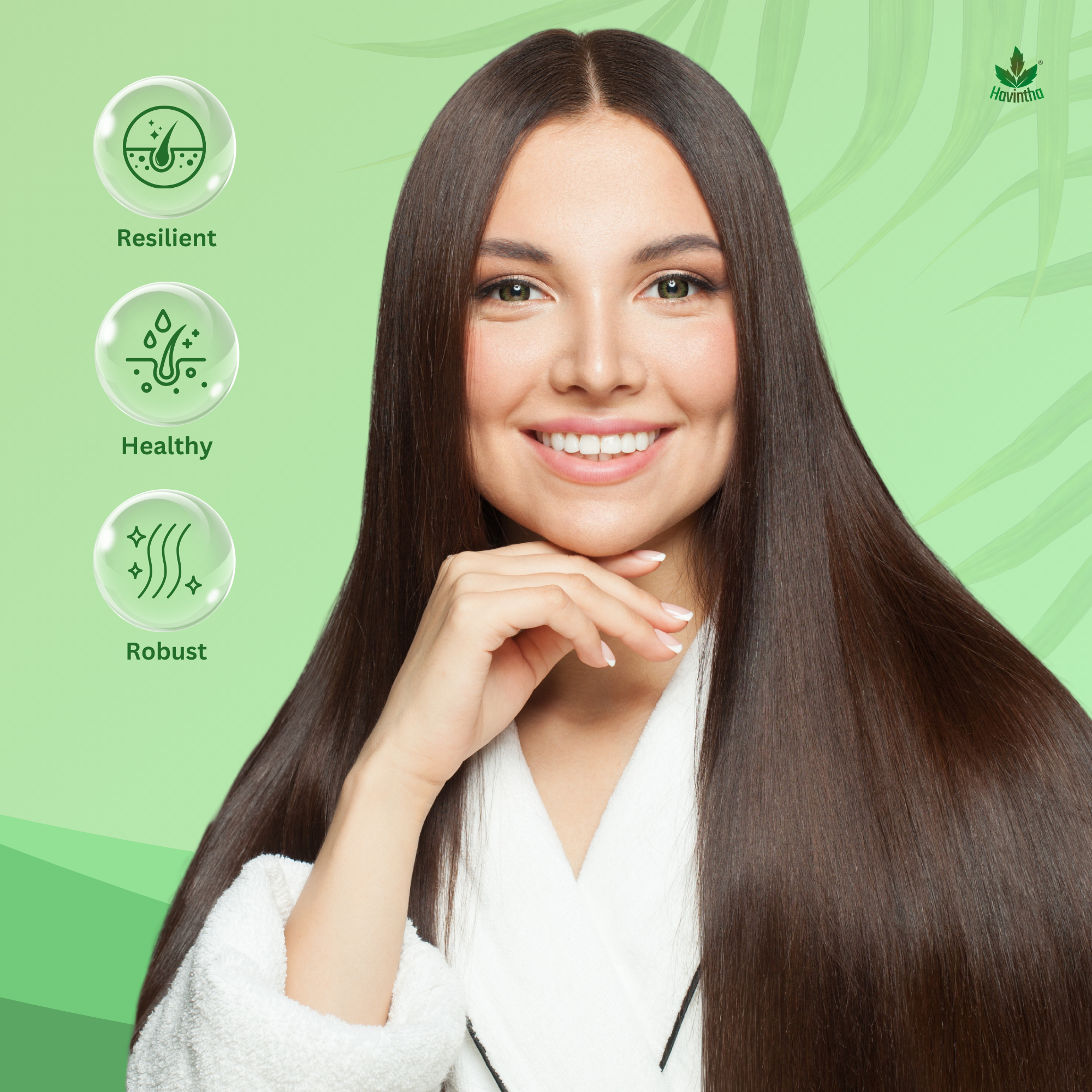 Havintha Brahmi Powder | For Good Health & Haircare | 8 oz | 250 Grams (JAR)