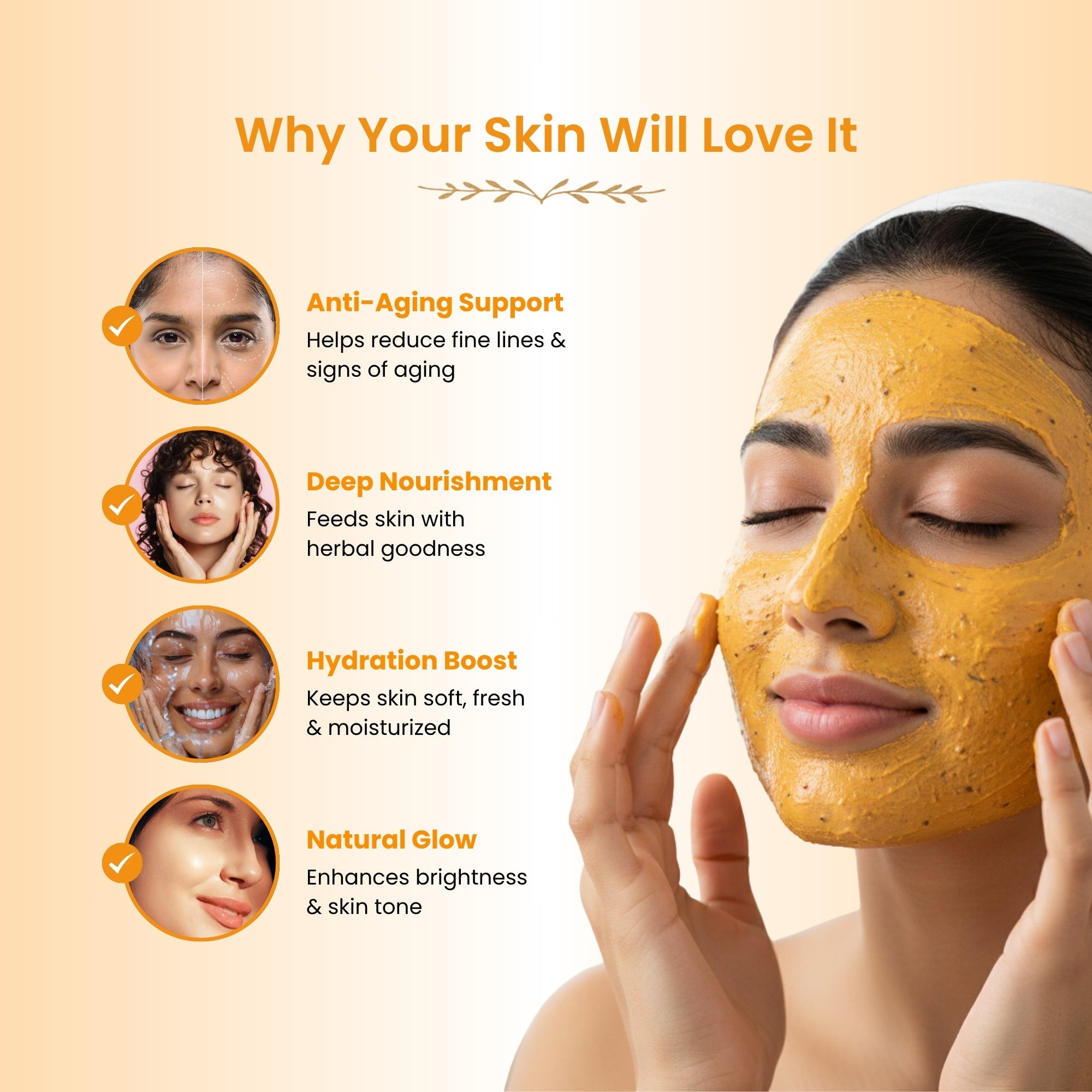 Havintha Seabuckthorn 100g Anti-Aging Face Pack | Natural Herbal Face Mask for Radiant & Youthful Skin