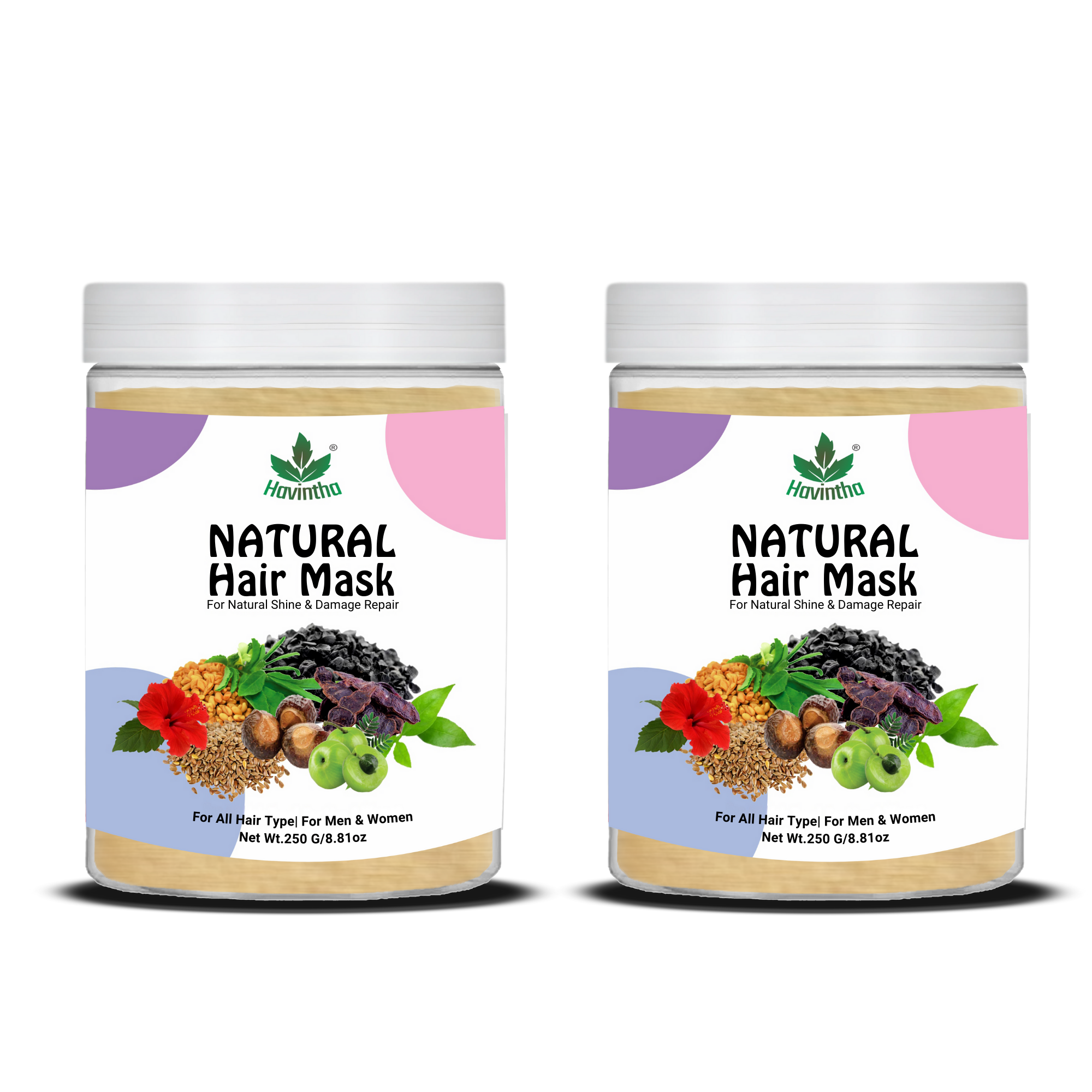 Havintha Hair Mask for Hair Fall Growth Split Ends Luster Shining Nourishment - 8 oz | 0.5 lb | 227 gm