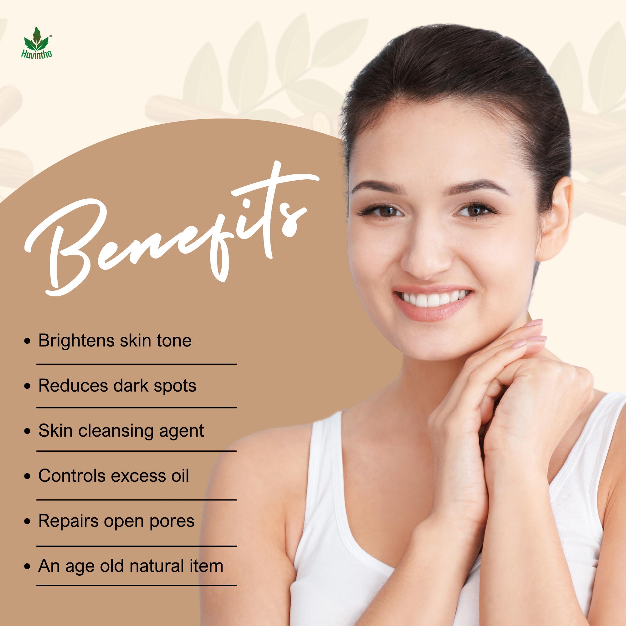 Havintha Natural Multani Mitti Powder | Natural Face Pack & Skin Care | 8 oz | 250 Grams (JAR)