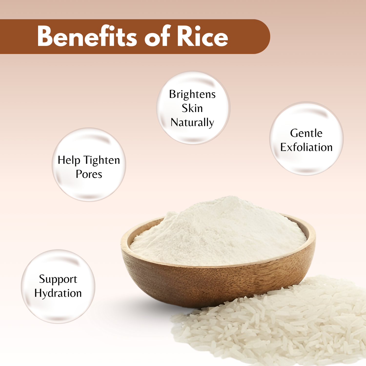 Havintha Natural Rice Powder Mask | Brightening Rice Mask | Glowing Skin | 8oz | 100 Grams