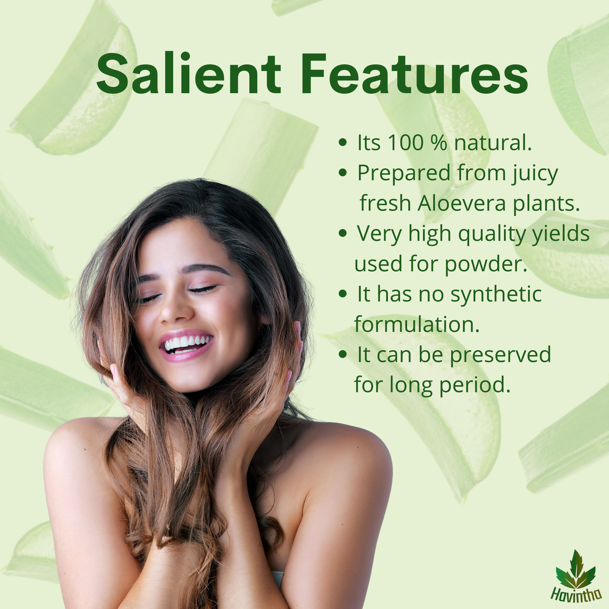 Havintha Natural Amla Reetha Shikakai and Aloevera Powder Shampoo for Oily Hair - 8 oz | 0.5 lb | 227 gm