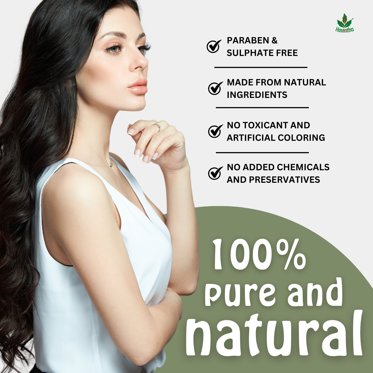 Havintha Curry Leaves Powder | For Strong & Healthy Hair |  8 oz | 250 Grams (JAR)
