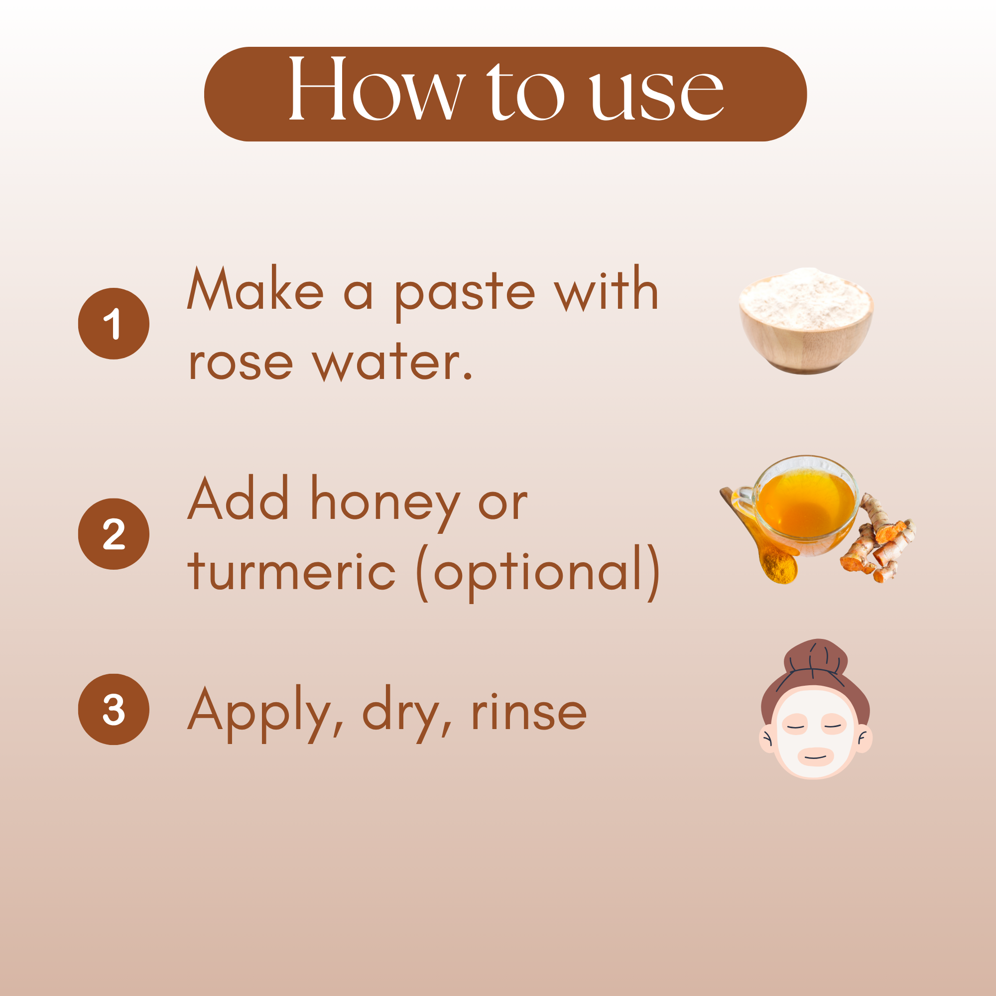 Havintha Natural Rice Powder Mask | Brightening Rice Mask | Glowing Skin | 8oz | 100 Grams