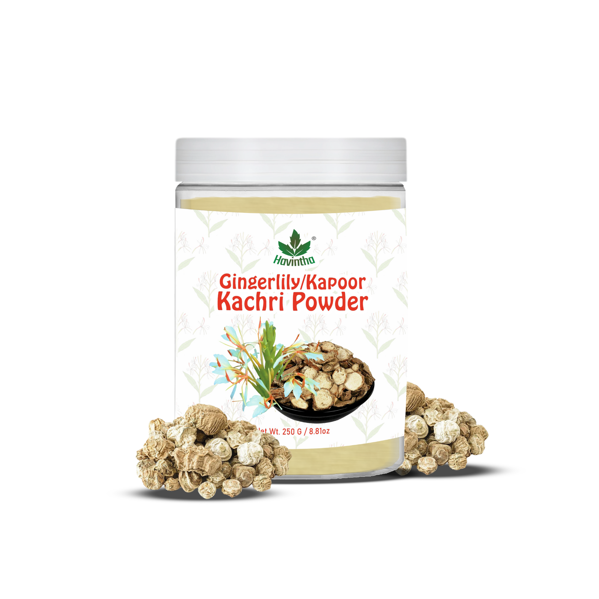 Havintha Natural Kapoor Kachri Powder | For Hair Growth | For Dandruff & Scalp Infection | 8 oz | 250 Grams (JAR)