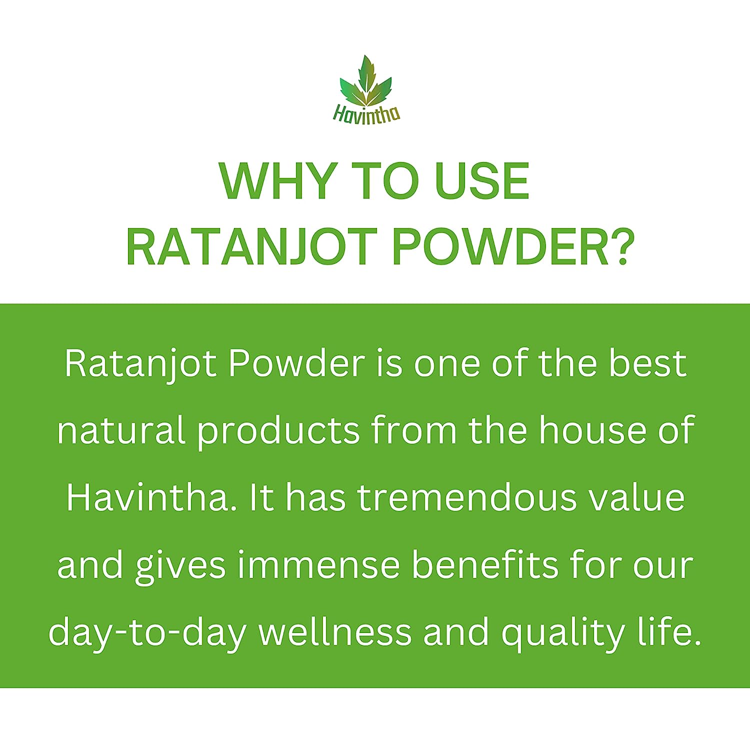Havintha Ratanjot Powder (Root) Use for Hair Fall, Hair Growth, Skin Burns - 3.5 oz | 0.2 lb | 100 gm