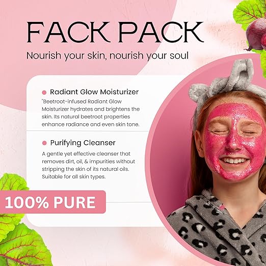 Havintha Natural Beetroot Powder For Face | Shiny & Glowing Skin | Beets Powder For Hair | 100% Natural And Pure - 454 Grams