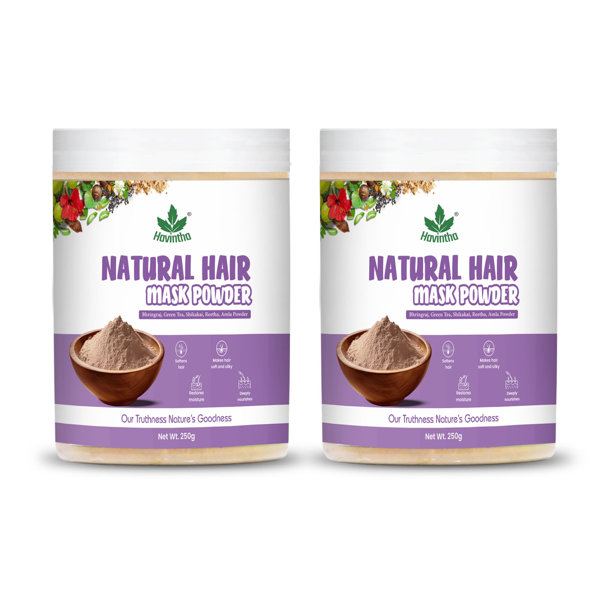 Havintha Hair Mask for Hair Fall Growth Split Ends Luster Shining Nourishment - 8 oz | 0.5 lb | 227 gm