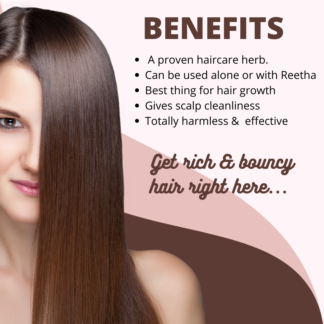 Havintha Shikakai powder organic for hair - 8 oz | 0.5 lb | 227 gm