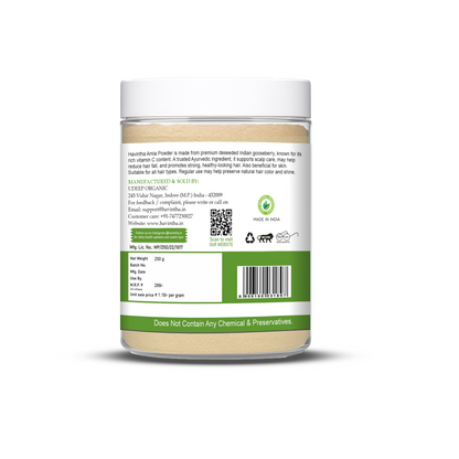 Havintha  Natural Amla Powder – Indian Gooseberry – 8 oz | 0.5 lb | 227 gm