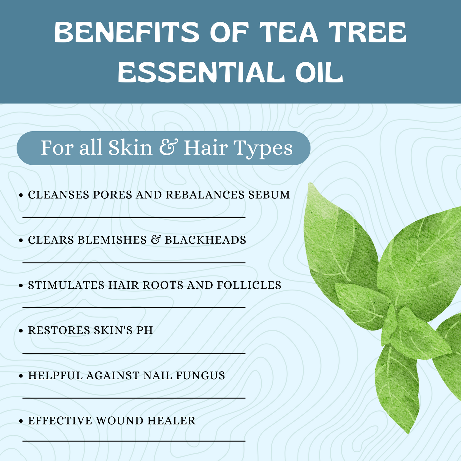 Havintha Tea Tree Essential Oil For Healthy and Glowing Skin, Acne, Dark spots and Reducing Dandruff | Pure and Organic-15 ml.