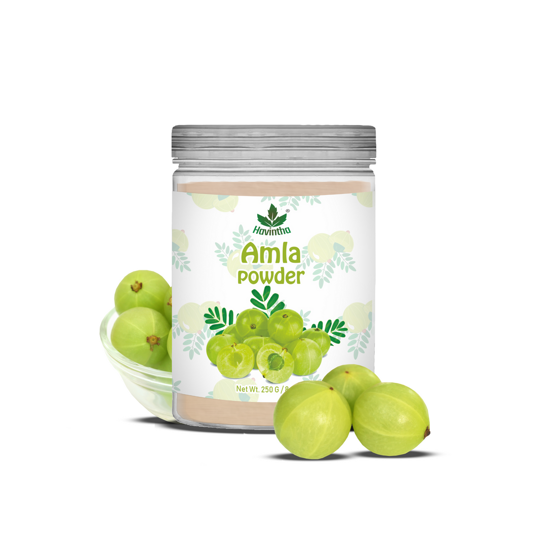 Havintha Natural Amla Powder |  8 oz | 250 Grams (JAR)