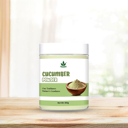 Havintha Cucumber Powder Natural Face Pack for Glowing Skin, 100g | Made from premium-quality cucumber, finely processed to retain its natural properties.