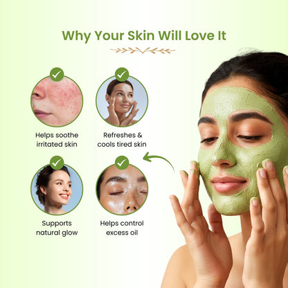 Havintha Cucumber Powder Natural Face Pack for Glowing Skin, 100g | Made from premium-quality cucumber, finely processed to retain its natural properties.