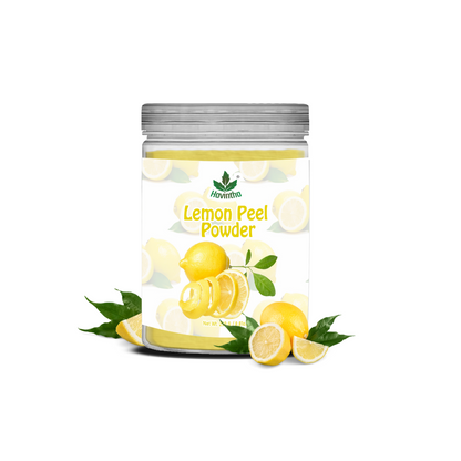 Havintha Natural Lemon Peel Powder | For Brighter Skin | Remove Dark Circles | 8 oz | 250 Grams (JAR)