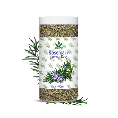 Havintha Natural Whole Rosemary Leaves | Rosemary Dried Leaves For Hair Growth | Edible Quality - JAR - 2oz | 80g