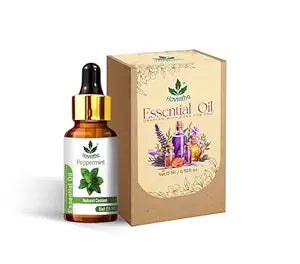 Havintha Peppermint Essential Oil (Mentha piperita) Pure Aroma for Skin, Hair and Aromatherapy For Cold and Congestion - 15ml.