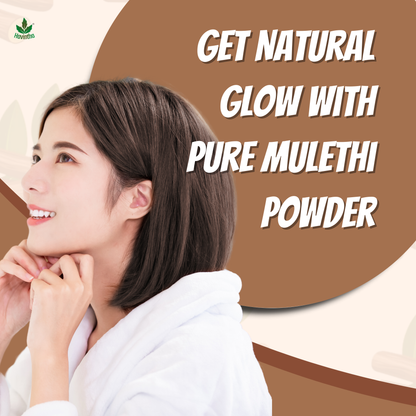 Havintha Natural Mulethi Powder | For Glowing Skin | For Face Brightening | 8 oz | 250 Grams (JAR)