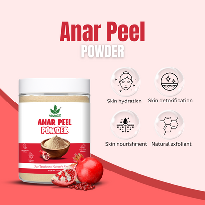 Havintha Natural Anar Chilka Powder | Pomegranate Peel Powder for Skin Care - 8.81 oz | 0.5 lb | 250 gm