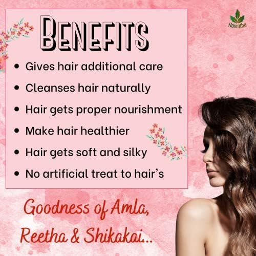 Amla Reetha Shikakai Powder Natural Hair Shampoo for Hair -  8 oz | 0.5 lb | 227g