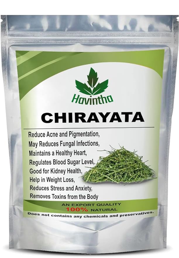 Havintha Natural Raw Chirayata (Chiretta) - Swertia Chirata - 100gm | 3.5274 Oz