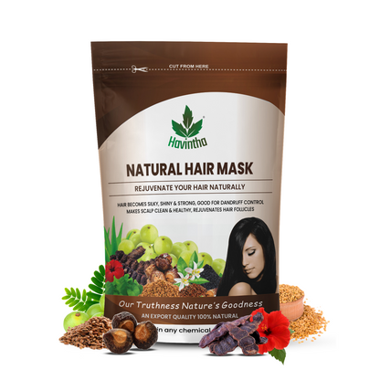 Havintha Hair Mask for Hair Fall Growth Split Ends Luster Shining Nourishment - 8 oz | 0.5 lb | 227 gm