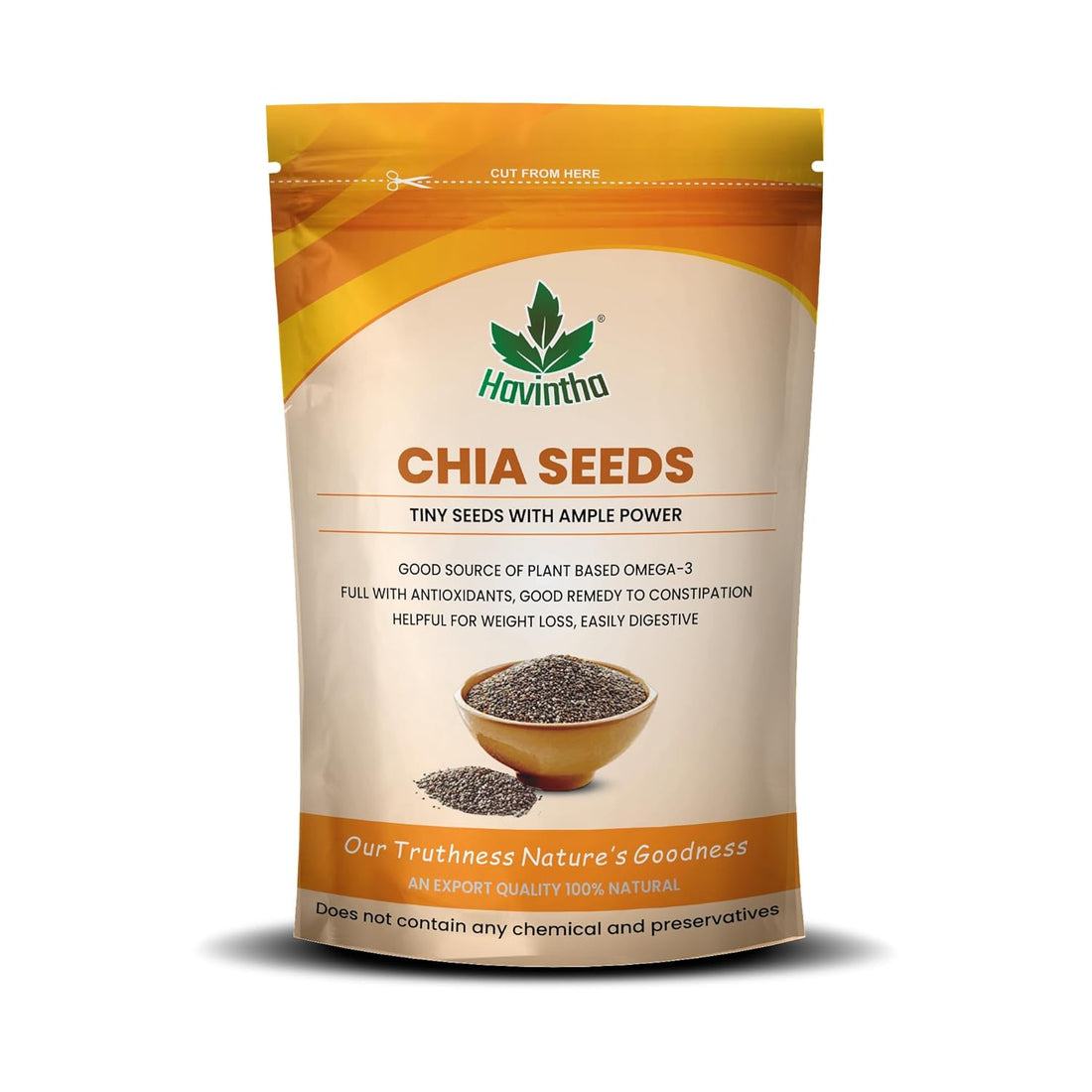 Havintha Chia Seeds for Immunity Energy Super Food - 8 oz | 0.5 lb | 227 g