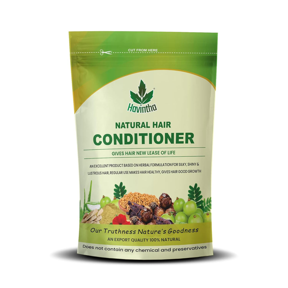 Havintha Natural Hair Conditioner | For Hair Growth | All Hair Types - 8 oz | 227 gm