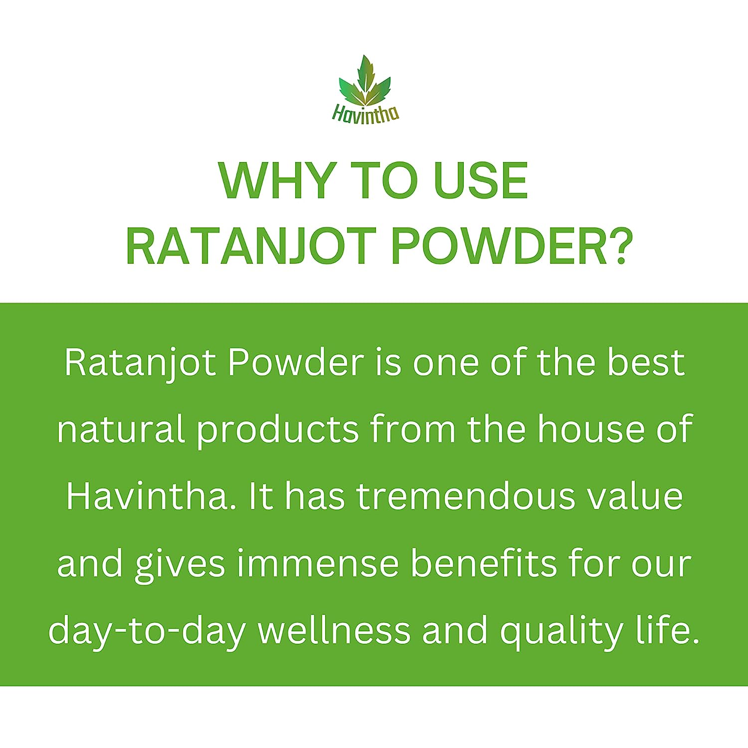 Havintha Ratanjot Powder (Root) Use for Hair Fall, Hair Growth, Skin Burns - 3.5 oz | 0.2 lb | 100 gm