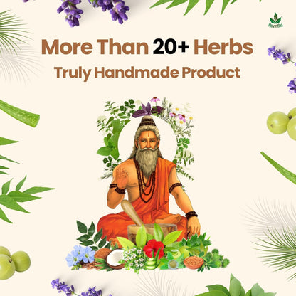 Havintha Jata Amrit Hair Oil For hair growth| Handmade herbal hair oil| Long &amp; Shiny hair| With Lavender, Castor, Tea tree and Rosemary oil | 3 oz | 100 ML