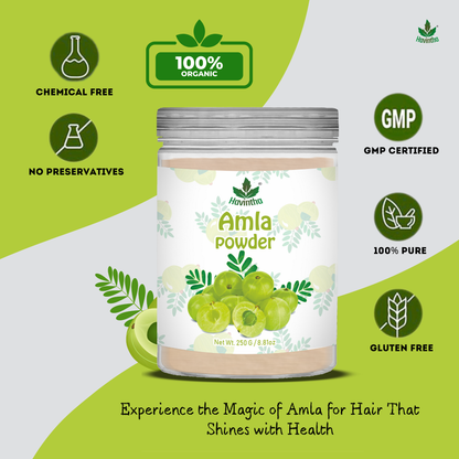 Havintha Natural Amla Powder |  8 oz | 250 Grams (JAR)