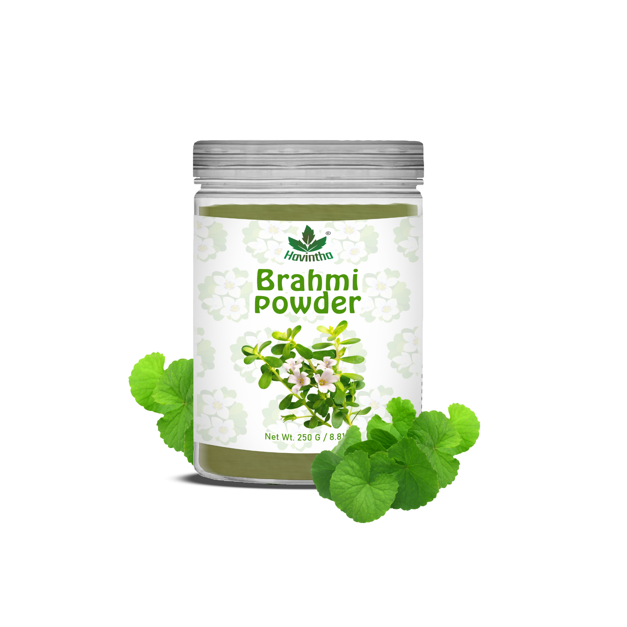 Havintha Brahmi Powder | For Good Health &amp; Haircare |  8 oz | 250 Grams (JAR)