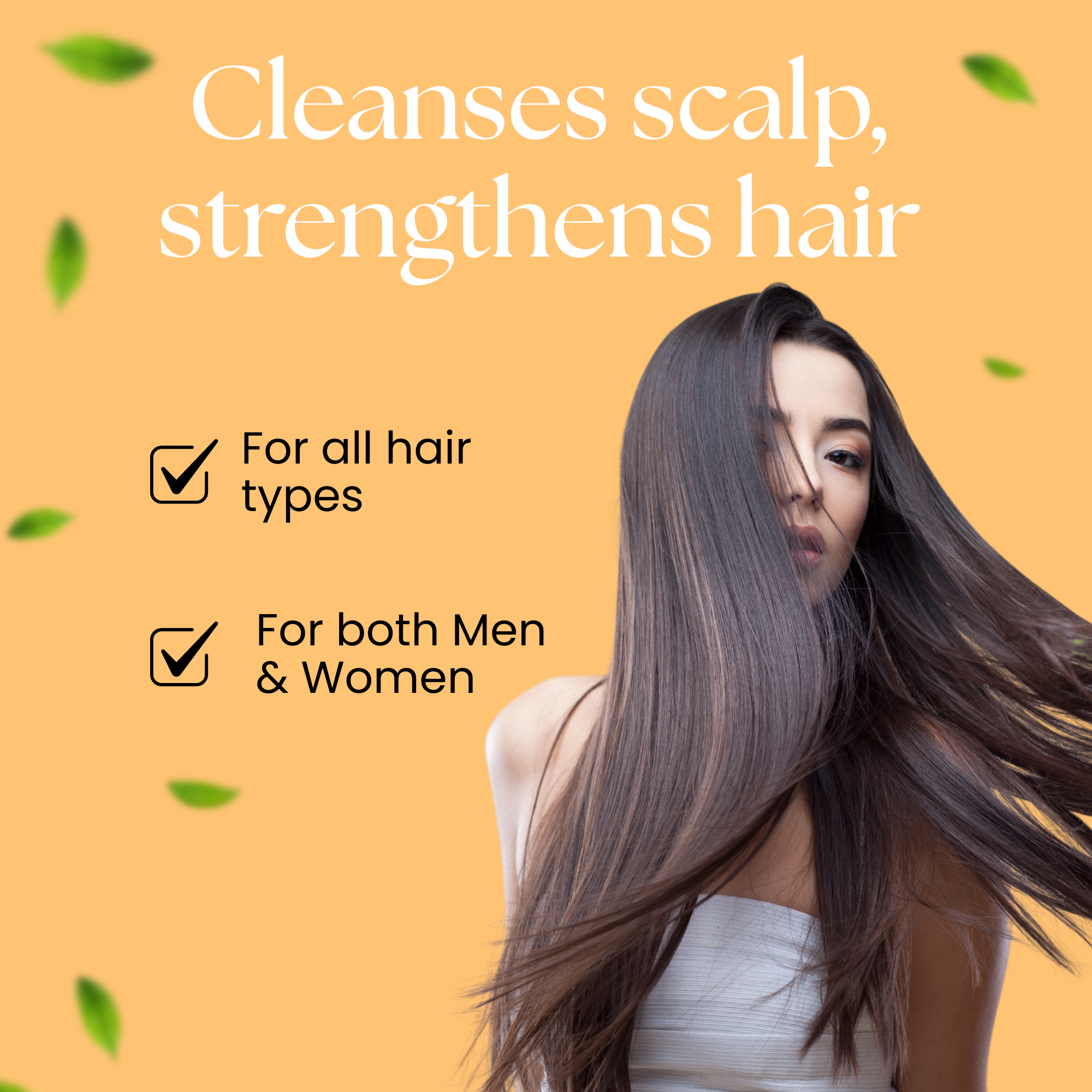 Natural Methidana Shampoo Powder For Hair Growth &amp; Scalp Clean | All Hair Types | Men &amp; Women - 8 oz | 250gm
