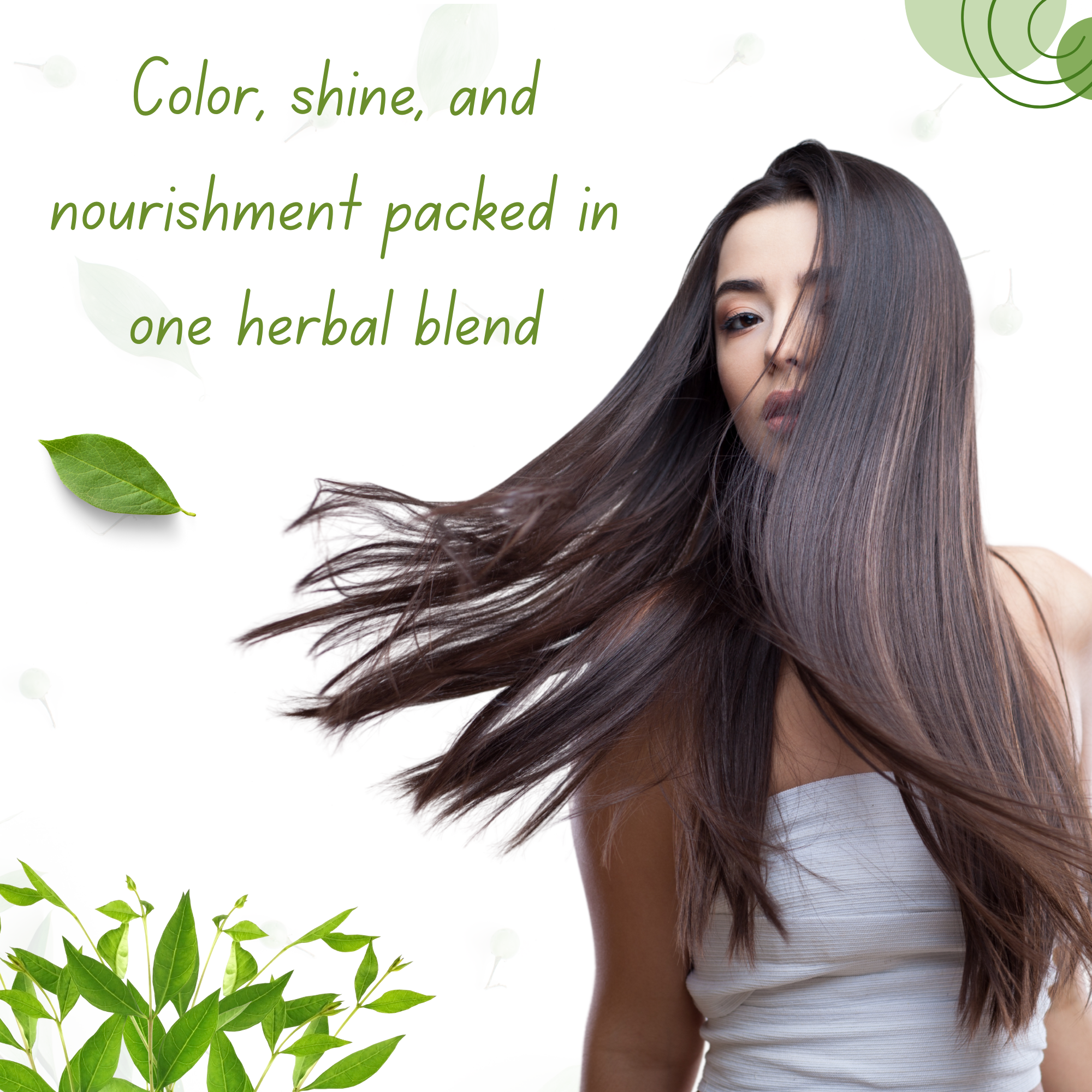 Havintha Natural Herbal Henna Hair Pack 11 Herbs Mix Mehandi Powder - 8 oz | 0.5 lb | 227 gm