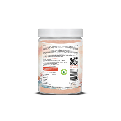 Havintha Natural Face Scrub Powder | Khas-Khas Face Scrub | For Glowing Skin |  8 oz | 250 Grams (JAR)