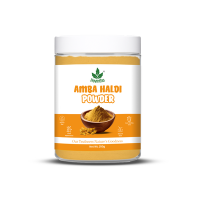 Havintha Natural Amba Haldi Powder for Face | For Bright Skin | Natural Face Care | 8 oz | 250 Grams (JAR)