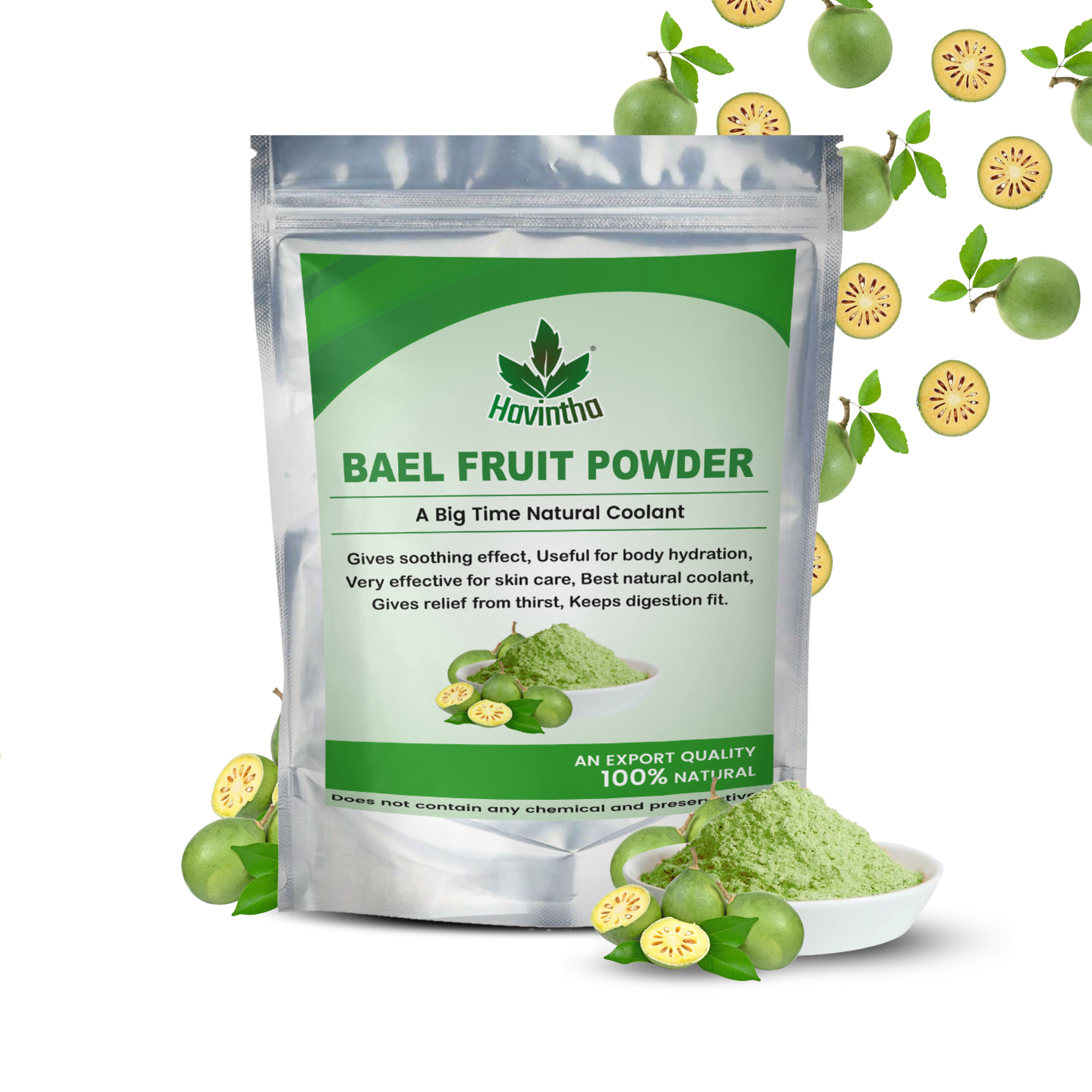 Havintha Bael Fruit Powder | Improve and Boost Your Metabolism - 8oz |  0.5lb | 227g