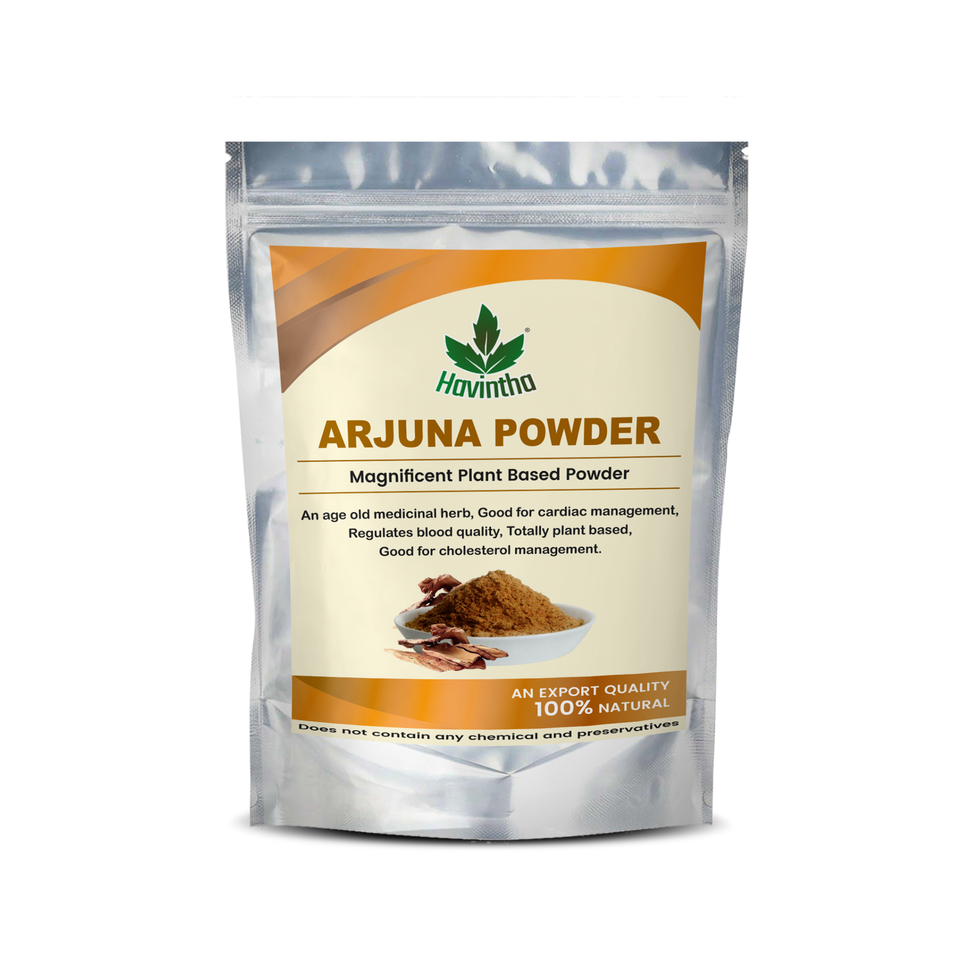 Havintha Natural Arjuna Powder/Arjun Chaal Powder - 8 oz | 0.5 lb | 227 gm