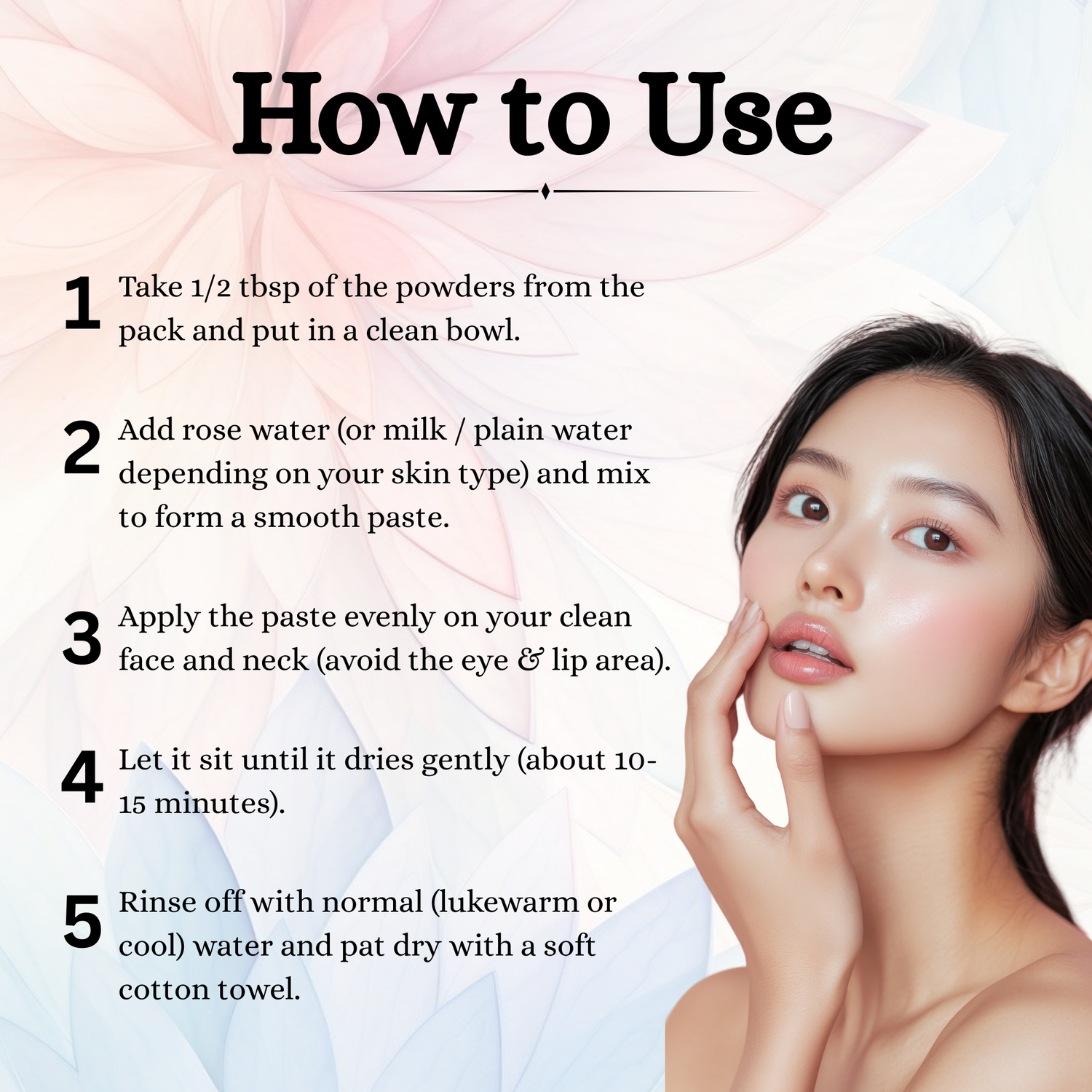 Havintha Natural Face Pack Combo Pack of Multani Mitti, Sandal Wood, Orange Peel, Rose Petal, Masoor Dal, Amba Haldi Powder (Each 50gm)