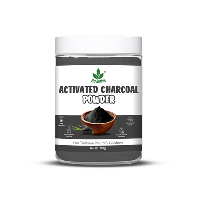 Havintha Activated Charcoal Powder | 100% Natural for Face &amp; Body | 8 oz | 250 Grams (JAR)