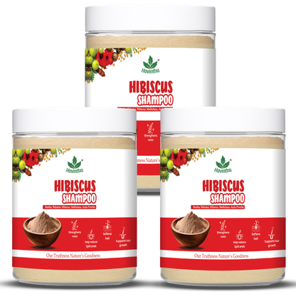 Havintha Natural Amla Reetha Shikakai Methidana And Hibiscus Powder Shampoo - 8 oz | 0.5 lb | 227 gm
