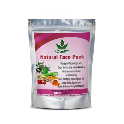 Havintha Face Pack for Skin Fairness Brightening Anti Aging Wrinkles Dark Circles Spots - 8 oz | 0.5 lb | 227 gm