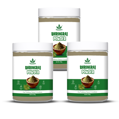 Bhringraj Powder For Hair Growth Split Ends Nourishment Dandruff Moisturising - 8oz | 0.5lb | 227g