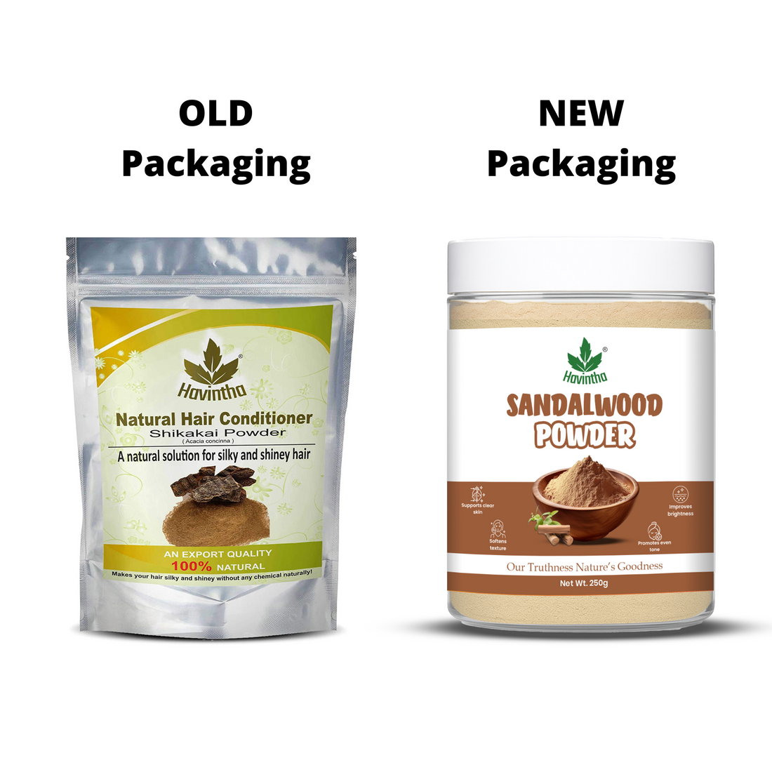 Havintha Shikakai powder organic for hair - 8.81 oz | 0.5 lb | 250 gm