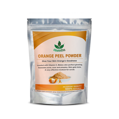 Havintha Orange Peel Powder for Face Whitening, Citrus Aurantium (Santra Chilka) Pure - 8 oz | 0.5 lb | 227 gm