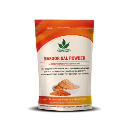 Havintha Masoor Dal Powder For Herbal face wash - 8 oz | 0.5 lb | 227 gm