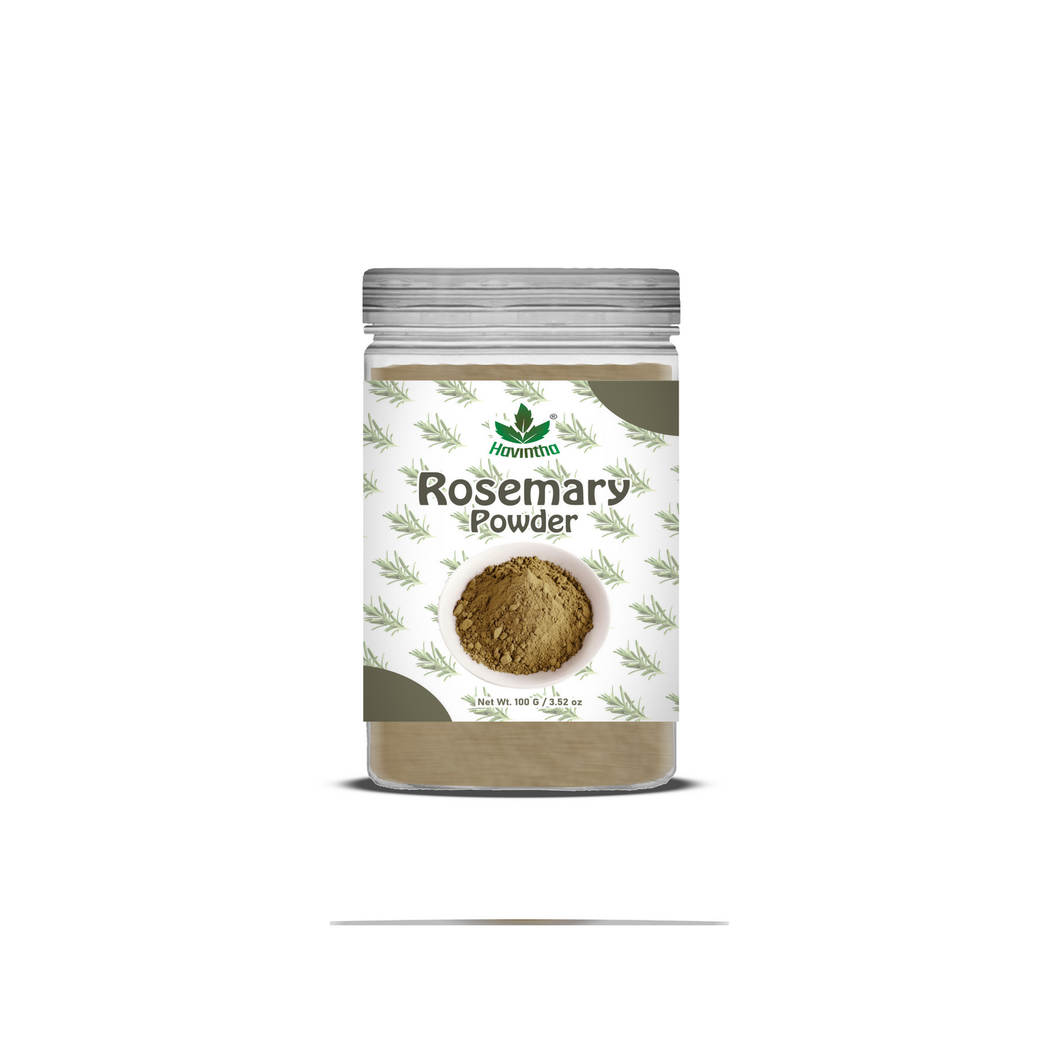 Havintha Natural Rosemary Powder For Shiny Hair|Rosemary powder for hair growth| Men &amp; Women - 3oz | 100gm