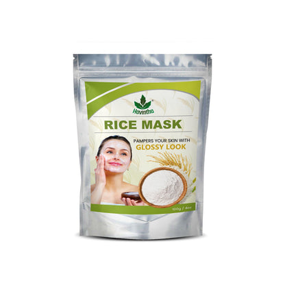 Havintha Natural Rice Powder Mask | Brightening Rice Mask | Glowing Skin | 8oz | 100 Grams