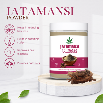 Havintha Natural Jatamansi Powder | For Strong Hair | 8 oz | 250 Grams (JAR)