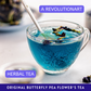 Havintha Natural Blue Tea - Butterfly Pea, Lemongrass, Tulsi, Cardamon, Cinnamon, and Mint - Vegan - Caffeine Free | Herbal Tea - 1.7 oz | 0.1 lb | 50 gm (100 Cups)
